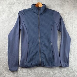 Columbia Roffe Ridge Textured Full Zip Up Jacket Blue Women’s M
